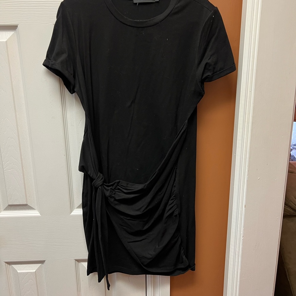 Fashion Black Tee Shirt Dress